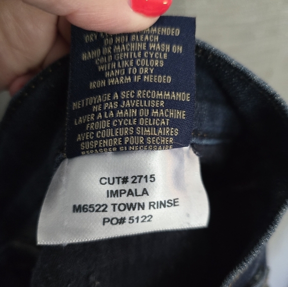 Fidelity Impala Selvedge Jeans Size 34x32 Windsor Blue Dark Wash Made in USA - Picture 7 of 7